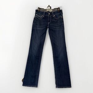 Ariat REAL Denim Jeans Women’s 29R Blue Mid Rise Bootcut Western Riding Pants